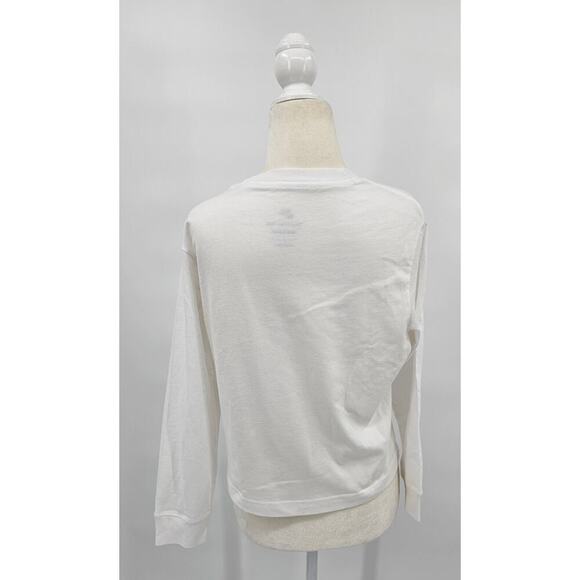 Nike Essential Tee Girl's M White Loose Fit Long Sleeve Shirt NWT - Picture 10 of 10